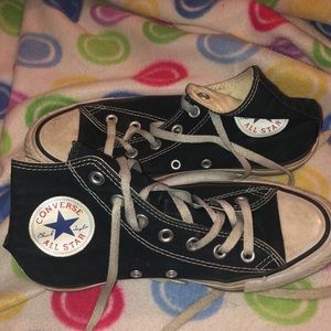 Back Converse high tops